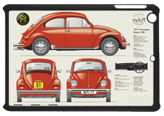 VW Beetle 1971-77 Small Tablet Covers